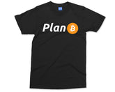 Plan B Bitcoin T-shirt, BTC Cryptocurrency Coin, Crypto Currency Traders Investors Gift, Bitcoin Gifts, Blockchain technology Unisex Top